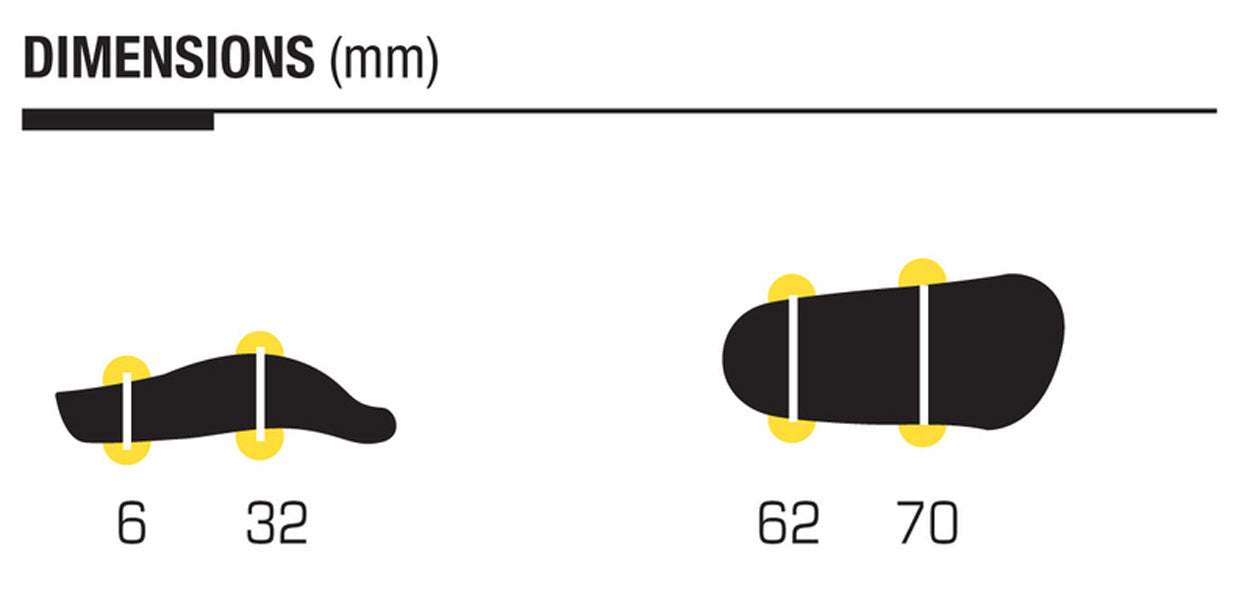 Comfort 3D ½ såler