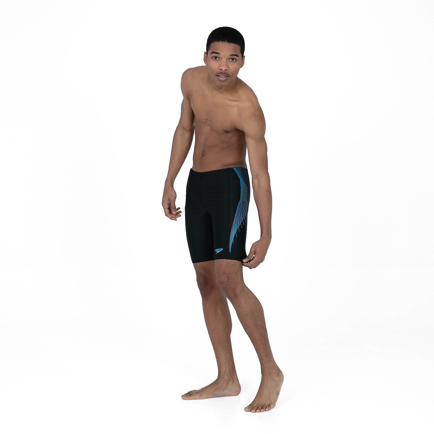 Hexagonal Tech Panel Badebukser