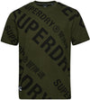 Code CL AOP T-shirt fra Superdry