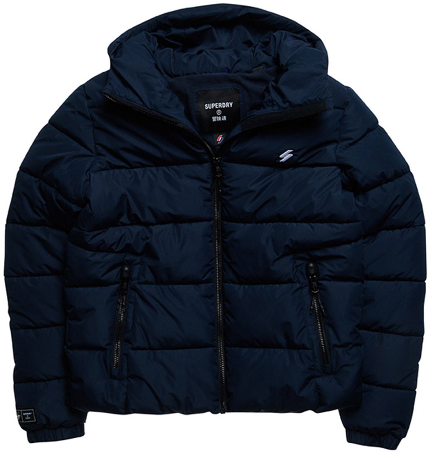Hooded Sports Puffer vinterjakke