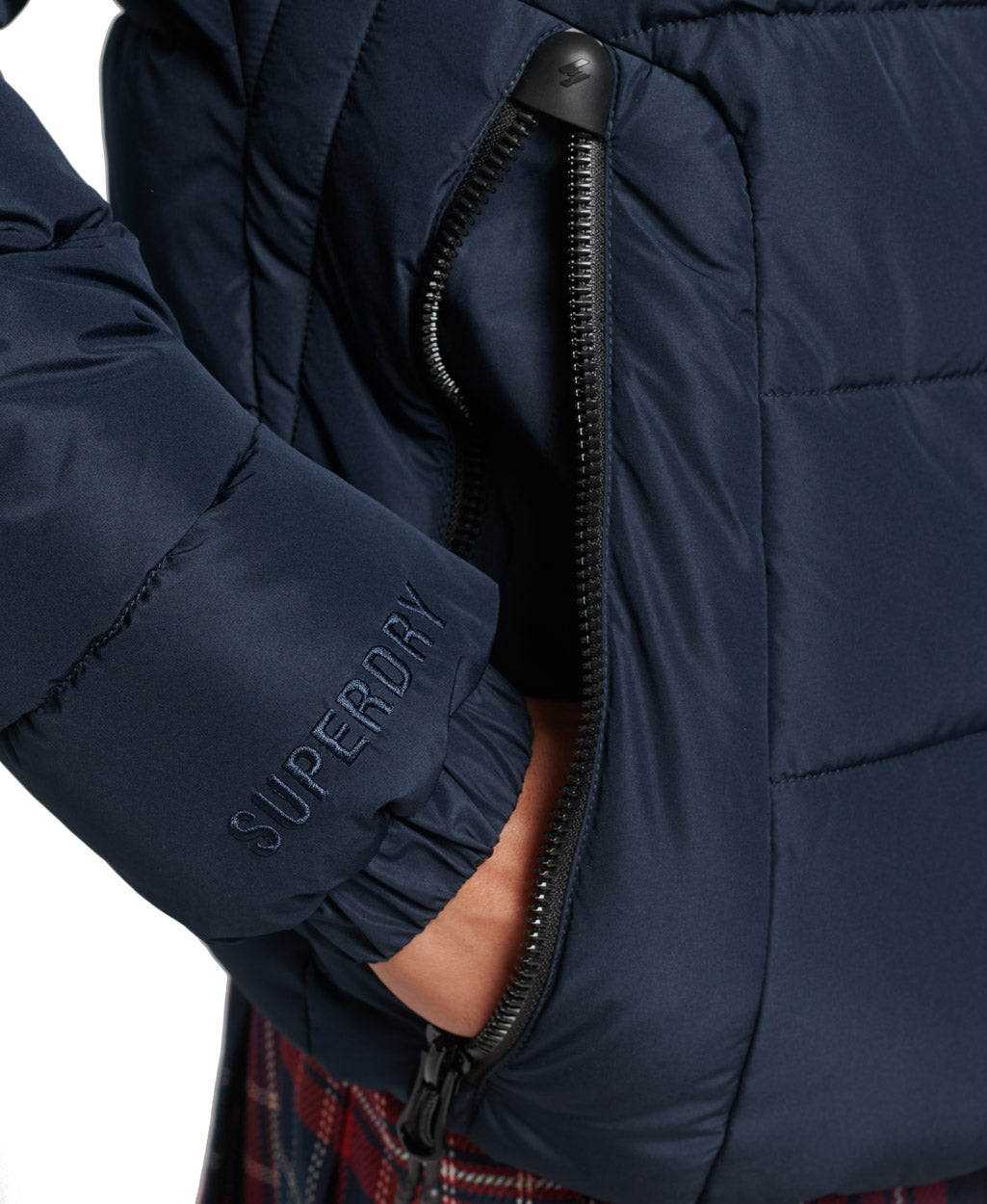 Hooded Spirit Sports Puffer jakke