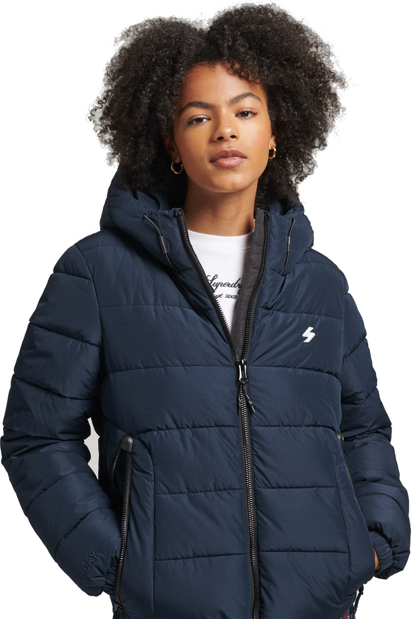 Hooded Spirit Sports Puffer jakke