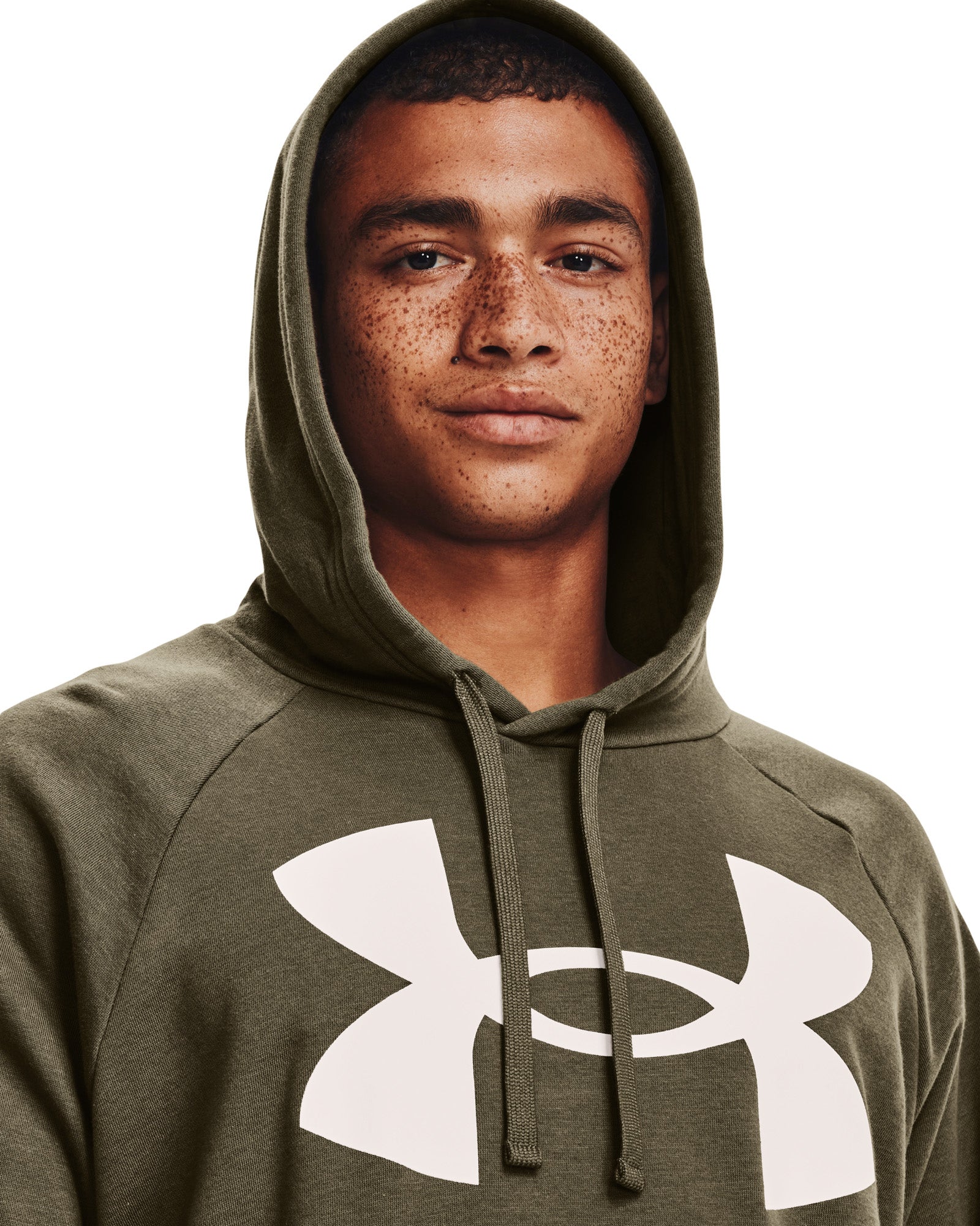 Rival Fleece Big Logo hættetrøje