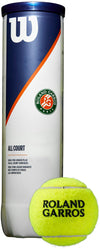 Roland Garros All Court tennisbolde, 4 styk fra Wilson