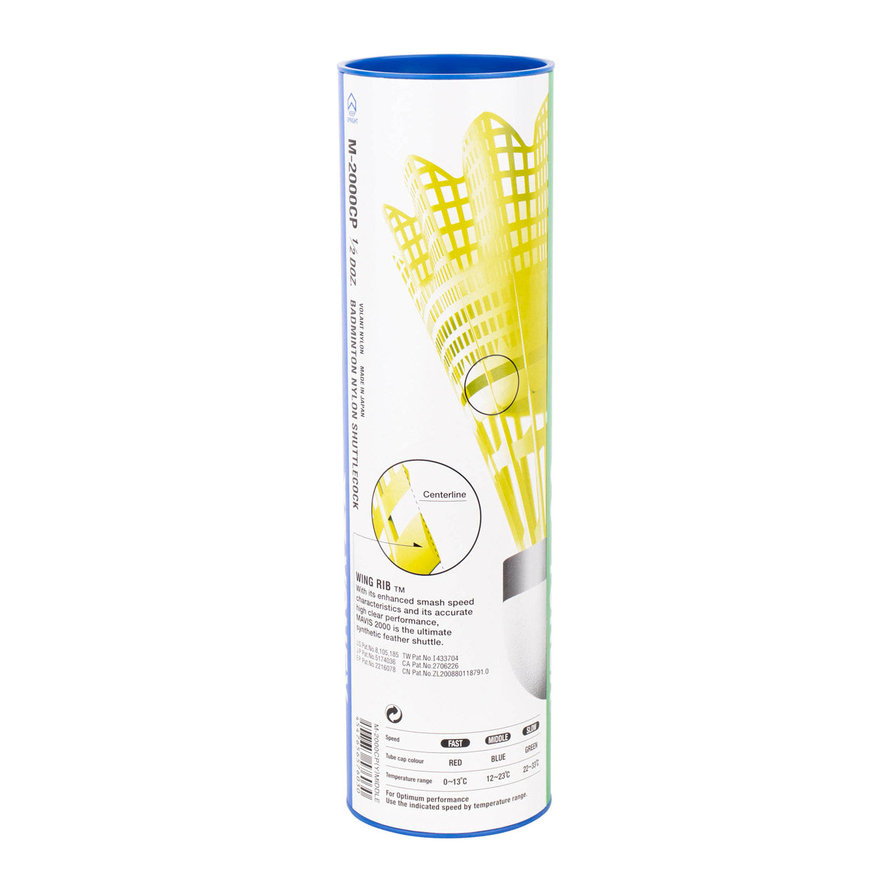 Mavis 2000 fjerbolde, 6 stk.