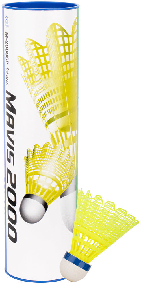 Mavis 2000 fjerbolde, 6 stk.